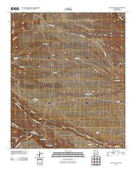 Saladone Tank New Mexico Historical topographic map, 1:24000 scale, 7.5 X 7.5 Minute, Year 2010