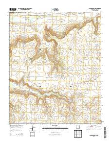 Salazar Canyon New Mexico Historical topographic map, 1:24000 scale, 7.5 X 7.5 Minute, Year 2013