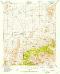 Salinas Peak New Mexico Historical topographic map, 1:62500 scale, 15 X 15 Minute, Year 1948