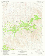 Salinas Peak New Mexico Historical topographic map, 1:24000 scale, 7.5 X 7.5 Minute, Year 1981