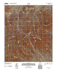 Salinas Peak New Mexico Historical topographic map, 1:24000 scale, 7.5 X 7.5 Minute, Year 2010