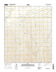 Salinas Peak NW New Mexico Current topographic map, 1:24000 scale, 7.5 X 7.5 Minute, Year 2017