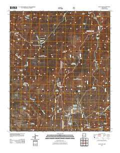 Saliz Pass New Mexico Historical topographic map, 1:24000 scale, 7.5 X 7.5 Minute, Year 2011