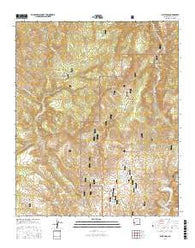 Saliz Pass New Mexico Current topographic map, 1:24000 scale, 7.5 X 7.5 Minute, Year 2017