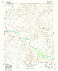 Sallies Spring New Mexico Historical topographic map, 1:24000 scale, 7.5 X 7.5 Minute, Year 1983