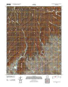 Saltpeter Mountain New Mexico Historical topographic map, 1:24000 scale, 7.5 X 7.5 Minute, Year 2010