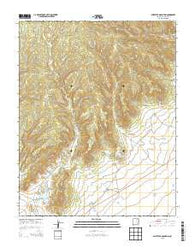 Saltpeter Mountain New Mexico Current topographic map, 1:24000 scale, 7.5 X 7.5 Minute, Year 2013