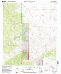 Salvation Peak New Mexico Historical topographic map, 1:24000 scale, 7.5 X 7.5 Minute, Year 1999