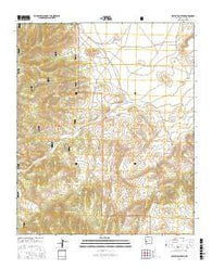 Salvation Peak New Mexico Current topographic map, 1:24000 scale, 7.5 X 7.5 Minute, Year 2017