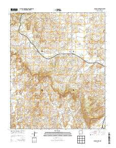 Samson Lake New Mexico Historical topographic map, 1:24000 scale, 7.5 X 7.5 Minute, Year 2013