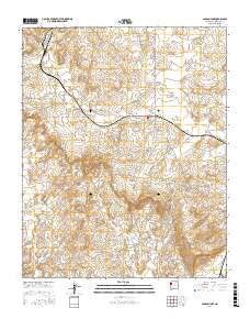 Samson Lake New Mexico Current topographic map, 1:24000 scale, 7.5 X 7.5 Minute, Year 2017