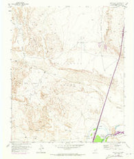 San Anacia New Mexico Historical topographic map, 1:24000 scale, 7.5 X 7.5 Minute, Year 1952