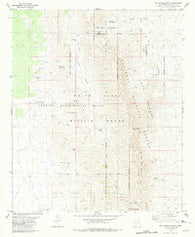 San Andres Peak New Mexico Historical topographic map, 1:24000 scale, 7.5 X 7.5 Minute, Year 1981