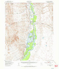 San Antonio New Mexico Historical topographic map, 1:62500 scale, 15 X 15 Minute, Year 1948