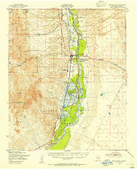 San Antonio New Mexico Historical topographic map, 1:62500 scale, 15 X 15 Minute, Year 1948