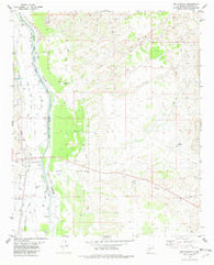 San Antonio New Mexico Historical topographic map, 1:24000 scale, 7.5 X 7.5 Minute, Year 1981