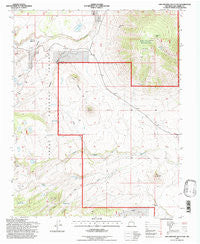 San Antonio Mountain New Mexico Historical topographic map, 1:24000 scale, 7.5 X 7.5 Minute, Year 1995