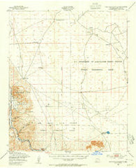 San Diego Mountain New Mexico Historical topographic map, 1:62500 scale, 15 X 15 Minute, Year 1948