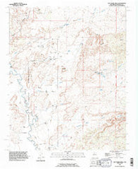 San Felipe Mesa New Mexico Historical topographic map, 1:24000 scale, 7.5 X 7.5 Minute, Year 1990