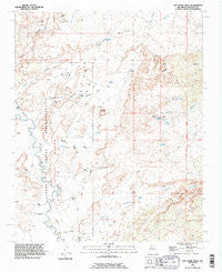 San Felipe Mesa New Mexico Historical topographic map, 1:24000 scale, 7.5 X 7.5 Minute, Year 1990