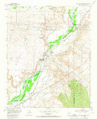 San Felipe Pueblo New Mexico Historical topographic map, 1:24000 scale, 7.5 X 7.5 Minute, Year 1954