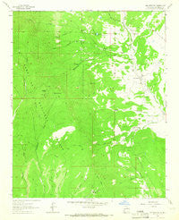 San Geronimo New Mexico Historical topographic map, 1:24000 scale, 7.5 X 7.5 Minute, Year 1961