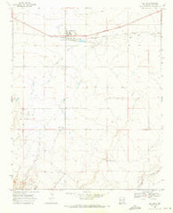 San Jon New Mexico Historical topographic map, 1:24000 scale, 7.5 X 7.5 Minute, Year 1968