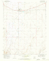 San Jon New Mexico Historical topographic map, 1:24000 scale, 7.5 X 7.5 Minute, Year 1968