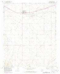 San Jon New Mexico Historical topographic map, 1:24000 scale, 7.5 X 7.5 Minute, Year 1968