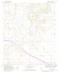 San Jon New Mexico Historical topographic map, 1:24000 scale, 7.5 X 7.5 Minute, Year 1968