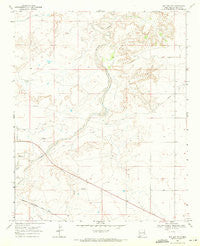 San Jon NW New Mexico Historical topographic map, 1:24000 scale, 7.5 X 7.5 Minute, Year 1968