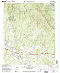 San Jose New Mexico Historical topographic map, 1:24000 scale, 7.5 X 7.5 Minute, Year 2002