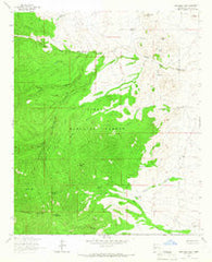San Juan Peak New Mexico Historical topographic map, 1:24000 scale, 7.5 X 7.5 Minute, Year 1964