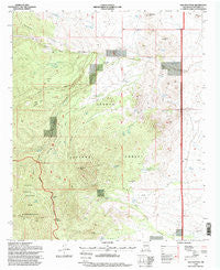 San Juan Peak New Mexico Historical topographic map, 1:24000 scale, 7.5 X 7.5 Minute, Year 1995