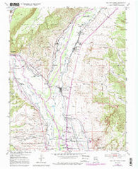 San Juan Pueblo New Mexico Historical topographic map, 1:24000 scale, 7.5 X 7.5 Minute, Year 1953