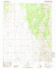 San Lorenzo Spring New Mexico Historical topographic map, 1:24000 scale, 7.5 X 7.5 Minute, Year 1985