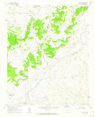 San Luis New Mexico Historical topographic map, 1:24000 scale, 7.5 X 7.5 Minute, Year 1961