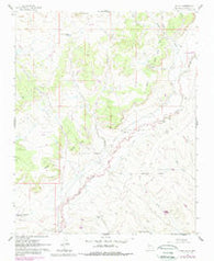San Luis New Mexico Historical topographic map, 1:24000 scale, 7.5 X 7.5 Minute, Year 1961