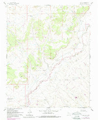 San Luis New Mexico Historical topographic map, 1:24000 scale, 7.5 X 7.5 Minute, Year 1961