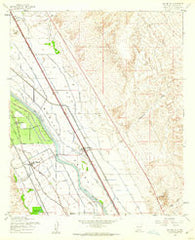 San Miguel New Mexico Historical topographic map, 1:24000 scale, 7.5 X 7.5 Minute, Year 1955