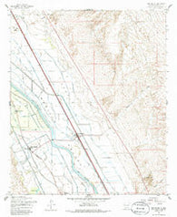 San Miguel New Mexico Historical topographic map, 1:24000 scale, 7.5 X 7.5 Minute, Year 1955