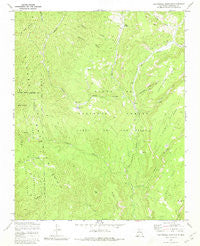 San Miguel Mountain New Mexico Historical topographic map, 1:24000 scale, 7.5 X 7.5 Minute, Year 1970