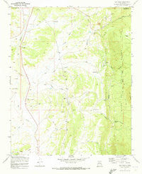 San Pablo New Mexico Historical topographic map, 1:24000 scale, 7.5 X 7.5 Minute, Year 1970