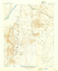 San Pedro New Mexico Historical topographic map, 1:125000 scale, 30 X 30 Minute, Year 1892