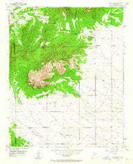 San Pedro New Mexico Historical topographic map, 1:24000 scale, 7.5 X 7.5 Minute, Year 1954