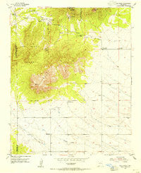 San Pedro New Mexico Historical topographic map, 1:24000 scale, 7.5 X 7.5 Minute, Year 1954