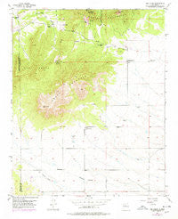 San Pedro New Mexico Historical topographic map, 1:24000 scale, 7.5 X 7.5 Minute, Year 1954