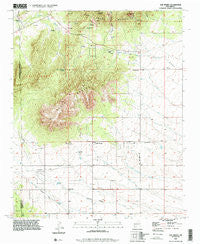 San Pedro New Mexico Historical topographic map, 1:24000 scale, 7.5 X 7.5 Minute, Year 1990