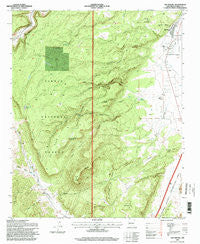 San Rafael New Mexico Historical topographic map, 1:24000 scale, 7.5 X 7.5 Minute, Year 1995