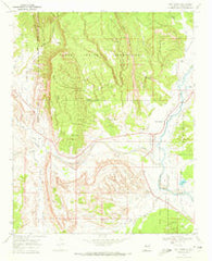 San Ysidro New Mexico Historical topographic map, 1:24000 scale, 7.5 X 7.5 Minute, Year 1969